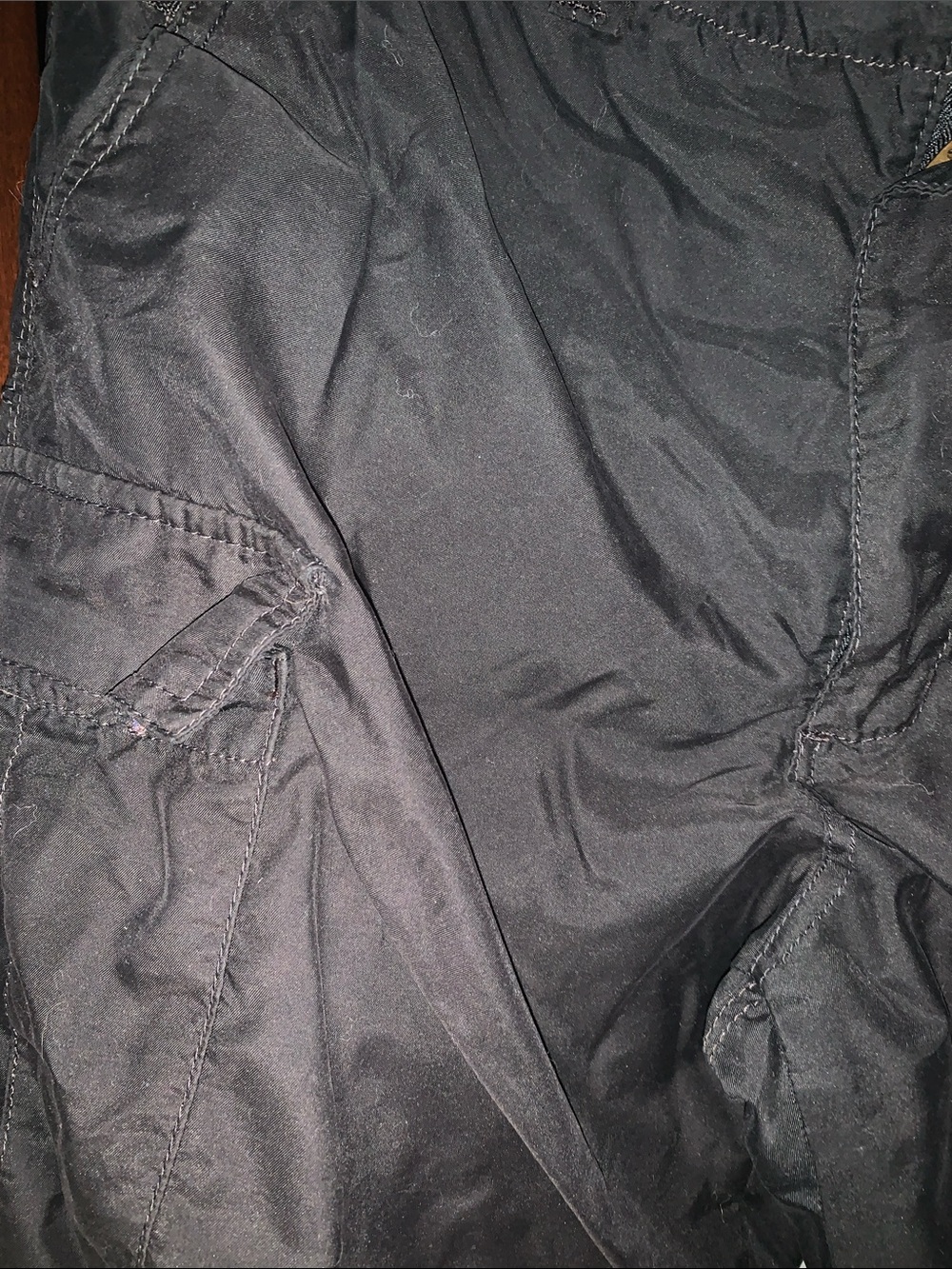 Men's Black Cargo Snow Utility Pants with Secure Pocketing & Inner Lining - Picture 5 of 11